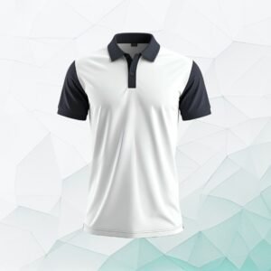 Westlook Premium Polo T-Shirt - White & Black