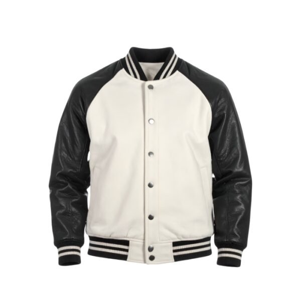 Westlook Premium Bomber Jacket - Black & White