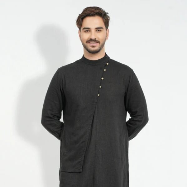 Westlook Luxury Panjabi - Black