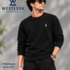 SWEAT SHIRT SWEATSHIRT- BOTTLE GREEN